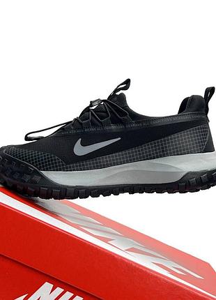 Мужские кроссовки nike acg mountain fly low#x black grey
