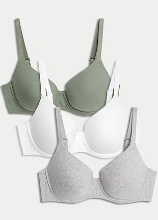Набор 3 бюстгальтер 
с полная чашка