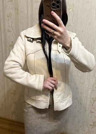 Дублянка молочного кольору 🤍