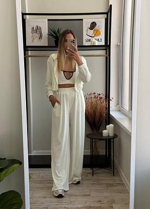 Велюровий костюм трійка