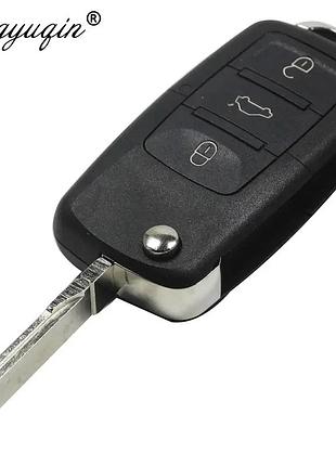 Ключ зажигания volkswagen, skoda с чипом id48 1k0959753g, 3 кнопки, автоключ