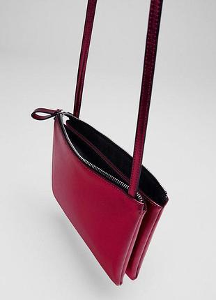 Металлизированная сумка-клатч pull &amp; bear, новая 2