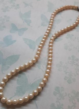Ожерелье жемч колье бижутерия жемчужн колье