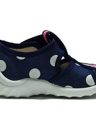 Тапочки капчики текстильные ортопедические валди waldi для девочки садика сменки маша 21-274 фото
