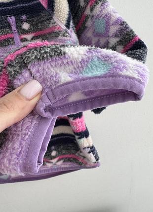 Теплая флисовая кофта тедди dunnes stores для девочки 8-9 лет 128-134 см 5