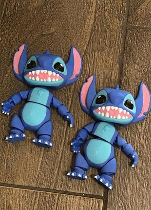 3d фігурка стіч , шарнірна іграшка, рухома іграшка "стич" 3