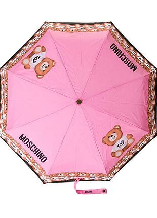 Жіноча брендова парасолька moschino toy (32011)