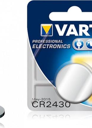 Батарейка varta литиевая cr2430 блистер, 1 шт