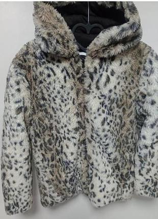 Напівшубка 
штучне хутро 
леопардовий принт
