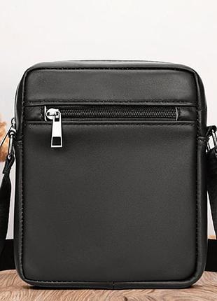 Удобная мужская кожаная сумка leather collection (5043)