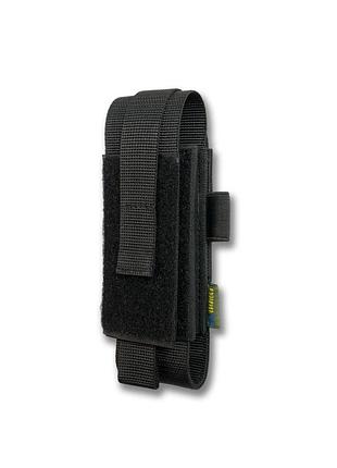 Подсумок черный под турникет с креплениями для ножниц и маркера