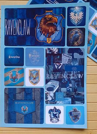 Стикерпак (не прорезной) гарри поттер harry potter ravenclaw рейвенклов а5 21715