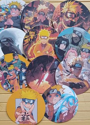 Набор стикеров наруто naruto 5,6 см 10 шт 22292