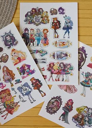 Стикерпак (не прорезной) ever after high евер афтер хай а5 набор 3 шт (25991)