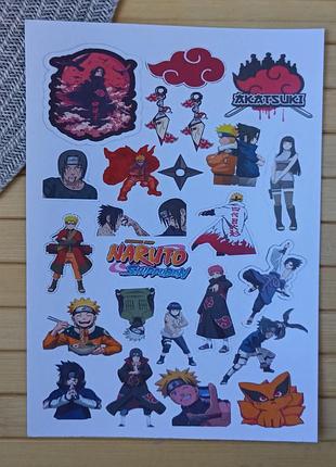 Стикерпак (не прорезной) наруто naruto а5 (25891)