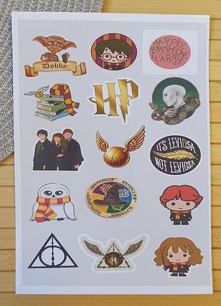 Стикерпак (не прорезной) гарри поттер harry potter а5 код 25298