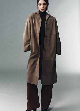 Пальто из 100% замши limited edition