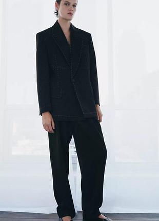 Брюки со строчками zw collection limited edition