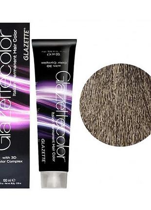 8c краска-уход itely hairfashion glazette color для волос светло-пепельный блонд, 100 мл.