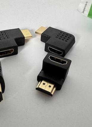 Угловой плоский hdmi-адаптер (hdmi male →hdmi female), набор