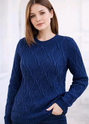 Женский теплый вязаный свитер оверсайз разные цвета новинки сезона