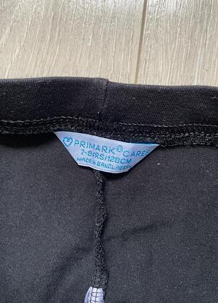 🦉чорні лосини 7-8 років для дівчинки 2