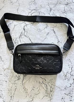 Чоловіча сумка coach graham monogram