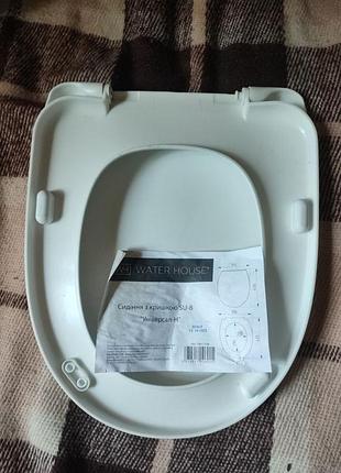 Стульчак для унитаза, новый, универсальный, накладной su-8 универсал water house