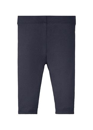 Лосины хлопковые для девочки lupilu 349165 062-68 см (2-6 мес.) графитовый