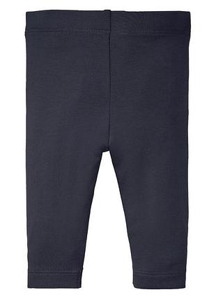 Лосины хлопковые для девочки lupilu 349165 062-68 см (2-6 мес.) графитовый 3