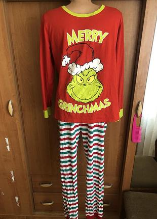 Пижама, комплект, костюм, l. dr.seuss. grinch.