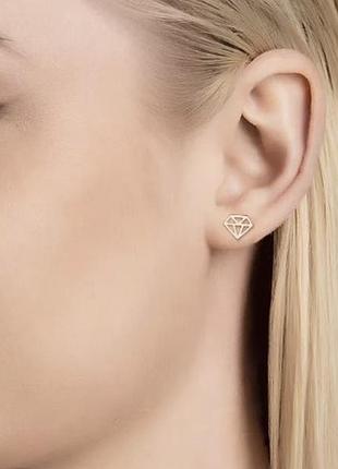 Серьги-гвоздики everiot 3