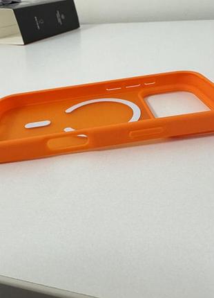 Чохол для iphone 17 pro - яскравий помаранчевий 4
