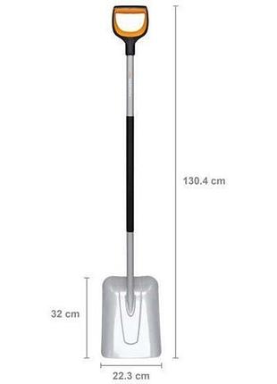 Лопата совковая fiskars xact l (1066731) 2