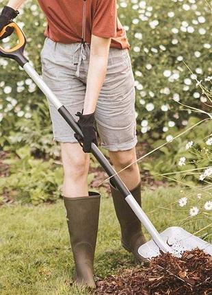 Лопата совковая fiskars xact l (1066731) 9