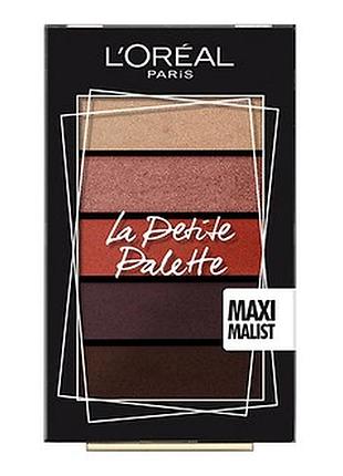 Палетка тіней l’oreal paris №01 maximalist