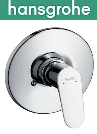 Смеситель для душа однорычажный, скрытый монтаж hansgrohe (art 31967000) focus, хром