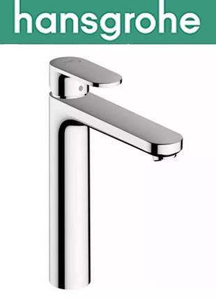 Смеситель hansgrohe (art 71552000) для раковины однорычажный с сливным набором, vernis blend, хром