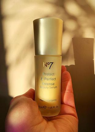 Антивікова сироватка для обличчя boots no.7 protect & perfect intense beauty serum