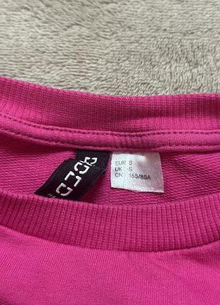 Рожевий світшот h&m 3
