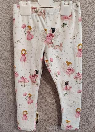 Лосини теплі на дівчинку на 5-6 років