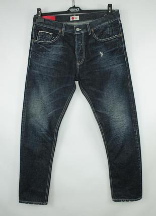 Щільні брендові джинси dondup icon regular japanese selvedge denim jeans