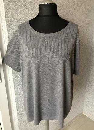 Чудесный, женский джемпер, кофточка с коротким рукавом.