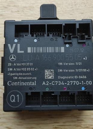 Блок управління передніх лівих дверей mercedes  a1669005505