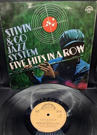 "five hits in a row" stivín &amp; co jazz system 1975 / платье /винил /vinyl /vintage