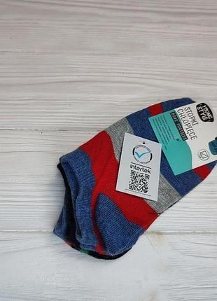 Детские носки низкие комплект 3 пары youngstyle полосатые, размер 23-26 (размер обуви)