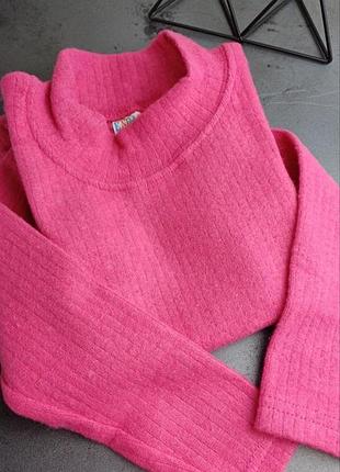 Гольф ангорка рубчик 116-122 см