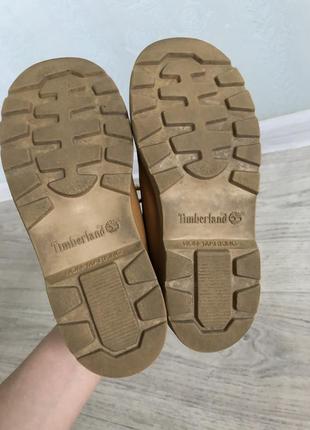 Кожаные деми ботинки timberland{ оригинал},рыжие,коричневые7 фото