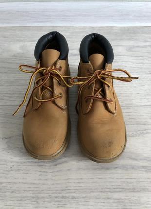 Кожаные деми ботинки timberland{ оригинал},рыжие,коричневые2 фото