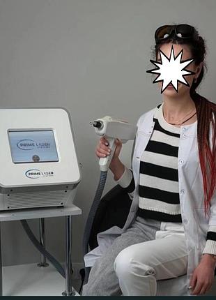 Неодимовый лазер prime laser systems для удаления татуажа и карбонового пилинга